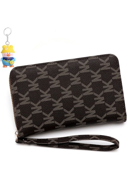 Bayanlar Cüzdan Iş Başlangıç Büyük Kapasiteli Fermuarlı Cüzdan Orta Uzunluk Clutch (Yurt Dışından)