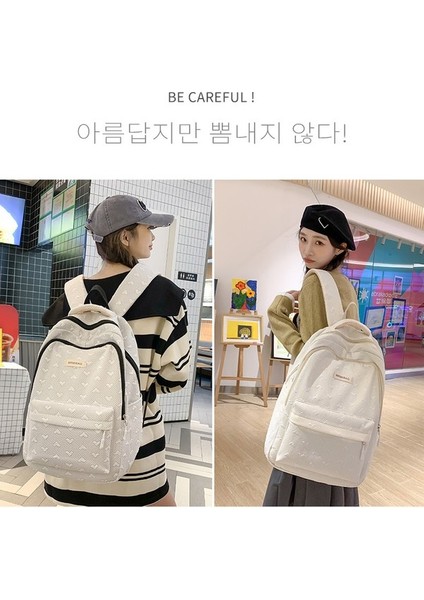 Kızlar ve Üniversite Öğrencileri Için Okul Niş Seyahat Sırt Lise Öğrencileri Ortaokul Öğrencileri Geniş Kapasiteli Koyu Desenli Sırt Çantası (Yurt Dışından) modelleri