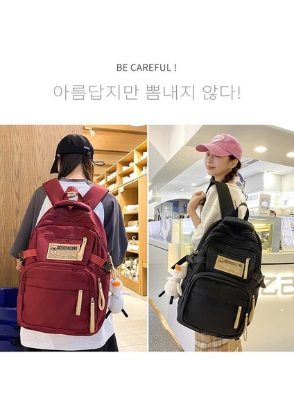 Boş Zaman Öğrenci Okul Trend Büyük Kapasiteli Sırt Çok Yönlü Seyahat Çift Sırt Çantası (Yurt Dışından) modelleri