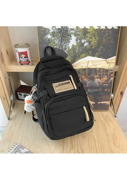 Boş Zaman Öğrenci Okul Trend Büyük Kapasiteli Sırt Çok Yönlü Seyahat Çift Sırt Çantası (Yurt Dışından) fırsatları