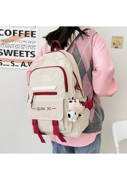 2023 Yeni Kampüs Açık Eğlence Sırt Çantası Moda Sırt Çantası Kadın Lise Öğrencisi Okul Çantası (Yurt Dışından) fiyatları