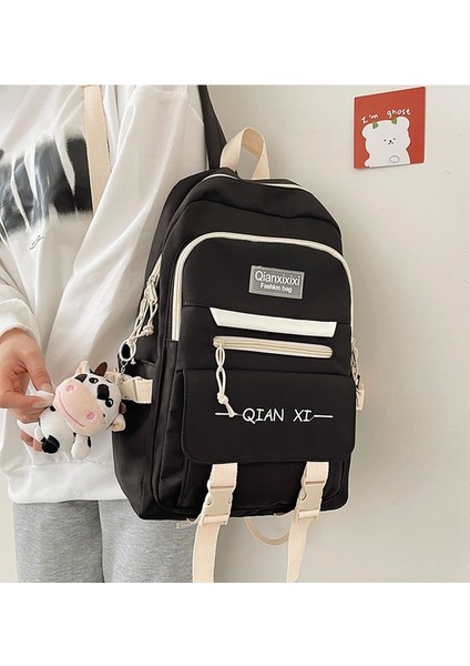 2023 Yeni Kampüs Açık Eğlence Sırt Çantası Moda Sırt Çantası Kadın Lise Öğrencisi Okul Çantası (Yurt Dışından) fırsatları