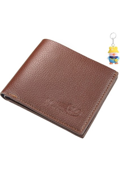 Erkek Cüzdan Kısa Gündelik Cüzdan Para Cüzdanı Kart Tutucu (Yurt Dışından)