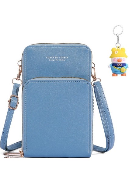 Bayan Cüzdan Omuz Crossbody Çanta Çok Fonksiyonlu Cep Telefonu Çantası Kart Tutucu (Yurt Dışından)