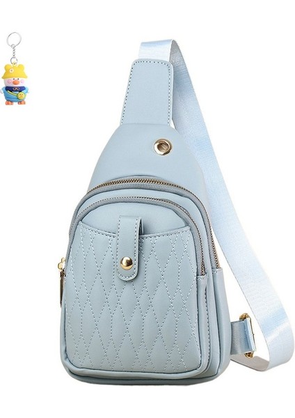 Göğüs Çantası Kadın Moda Göğüs Crossbody Çantası Büyük Kapasiteli Su Geçirmez Çok Fonksiyonlu Gündelik (Yurt Dışından)