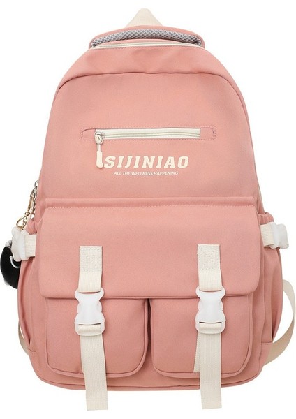 Ortaokul Öğrencileri Için Okul Çantaları 2023 Yeni Kore Versiyonu Modaya Uygun Tüm Maç Sırt Çantası Basit Rahat Büyük Kapasiteli Seyahat Sırt Çantası (Yurt Dışından)