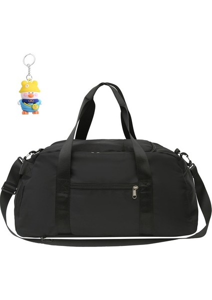 Erkekler ve Kadınlar Için Omuz Çantası Büyük Kapasiteli Islak ve Kuru Ayrılmış Spor Yoga Fitness Çantası Büyük Kapasiteli Kısa (Yurt Dışından)