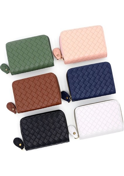 18 Kart Yuvası Organ Kart Tutucu Büyük Kapasiteli Çoklu Kart Yuvası Kart Tutucu Fermuarlı Çanta Clutch Çantası (Yurt Dışından)