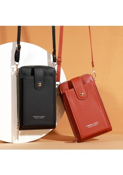 Bayan Cüzdan Omuz Crossbody Çanta Çok Fonksiyonlu Telefon Çantası (Yurt Dışından)
