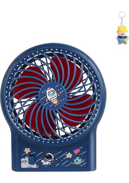 Karikatür Uzay Astronot Masaüstü Masaüstü Küçük Fan USB Taşınabilir Ev Dikey Aletleri (Yurt Dışından)