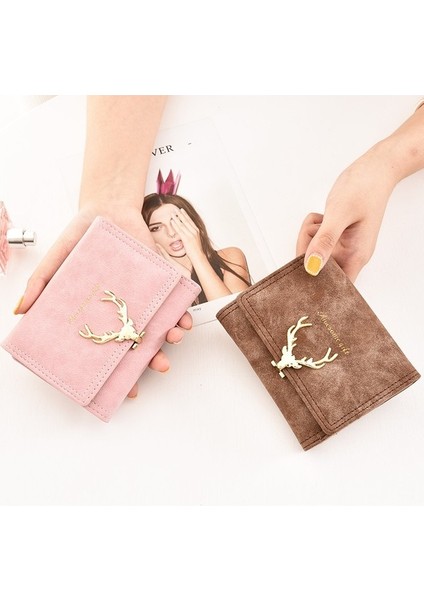 Kısa Cüzdan Kadın Üç Işkence Kum Karikatür Sevimli Para Cüzdan Kart Tutucu (Yurt Dışından) fiyatları