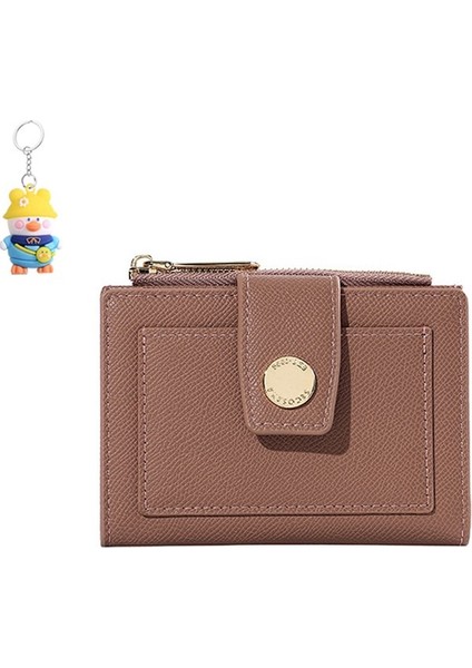 Moda Kart Tutucu Kadın Çoklu Kart Yuvası Boş Para Cüzdan Kısa Cüzdan (Yurt Dışından)