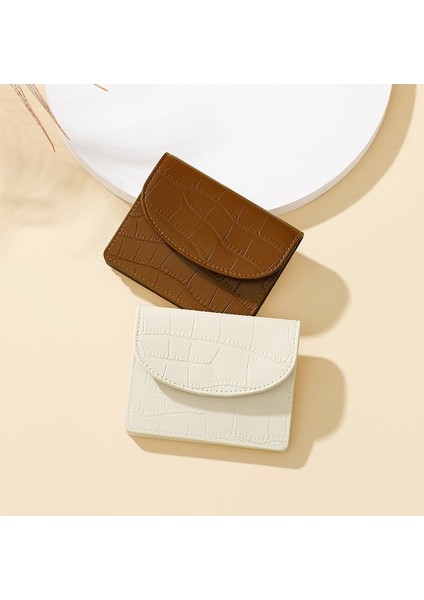 Moda Basit Öğrenci Sevimli Kısa Bayan Cüzdan Çoklu Kart Yuvası Kompakt Değişim Çantası (Yurt Dışından) fırsatları