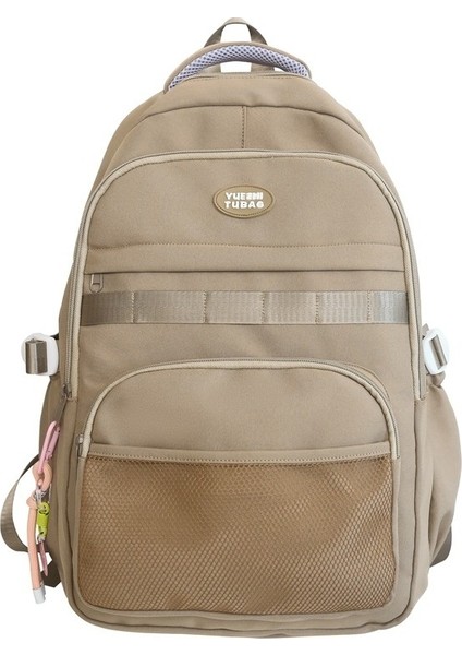 Kız Öğrenci Büyük Kapasiteli Sırt Ins Naylon Örgü Kumaş Fermuarlı Sırt Çantası (Yurt Dışından) fiyatları