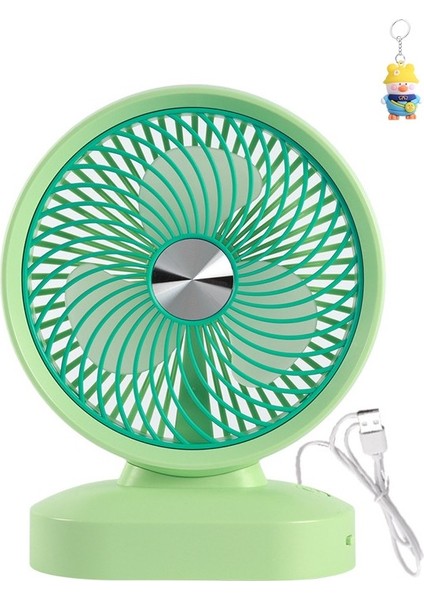 Masaüstü Fan Büyük Masaüstü 8 Inç USB Rüzgar Sessiz Ofis Elektrikli Fan (Yurt Dışından)