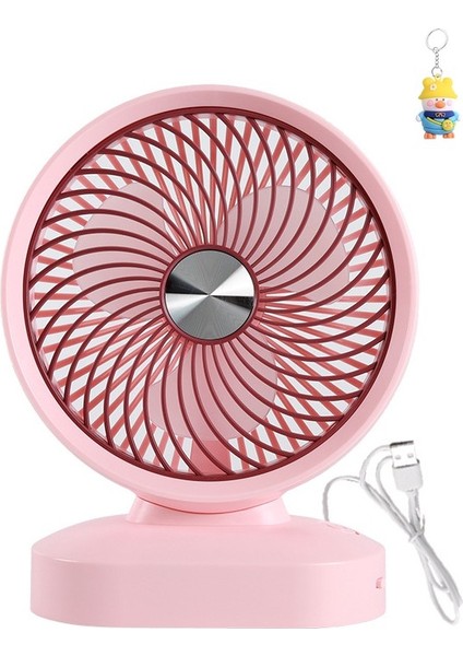 Masaüstü Fan Büyük Masaüstü 8 Inç USB Rüzgar Sessiz Ofis Elektrikli Fan (Yurt Dışından)
