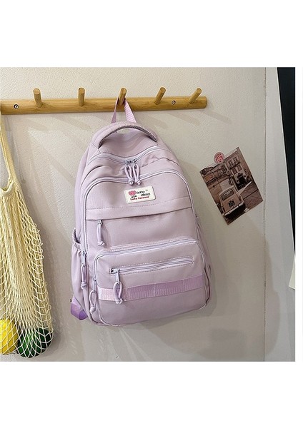 Ortaokul Öğrencileri Için Okul Çantası, Modaya Uygun Yeni Stil, Lise Öğrencisi, Ilkokul Öğrencisi Sırt Çantası, Kadın Basit Büyük Kapasiteli Sırt Çantası, Kadın Yaz Yurt Dışında (Yurt Dışından) indirimleri