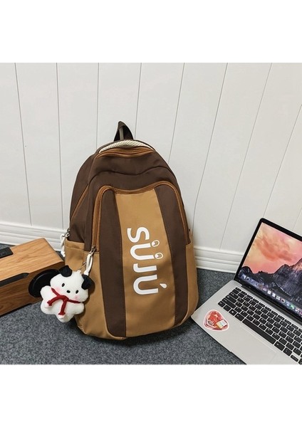 Okul Çantaları Okul Tarzı Ortaokul Lise Öğrencileri Kampüs Sırt Çantası Rahat Alfabe Moda Lise Renk Renk Sırt Çantası (Yurt Dışından) fiyatları