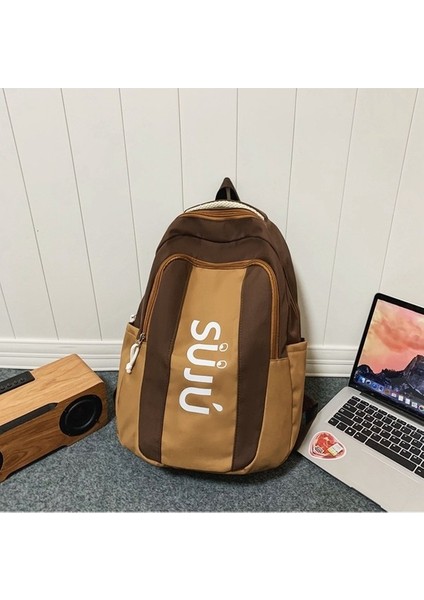 Okul Çantaları Okul Tarzı Ortaokul Lise Öğrencileri Kampüs Sırt Çantası Rahat Alfabe Moda Lise Renk Renk Sırt Çantası (Yurt Dışından) modelleri