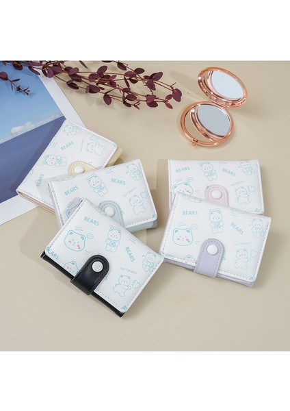 Bayan Cüzdan Kız Cüzdan Kısa Karikatür Sevimli Çok Kart Yuvası Öğrenci Para Cüzdanı (Yurt Dışından) fiyatları