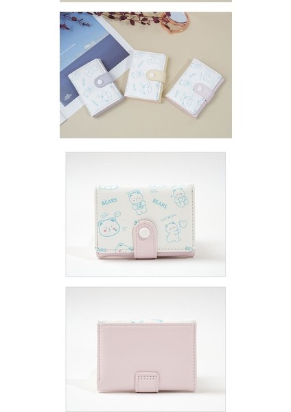 Bayan Cüzdan Kız Cüzdan Kısa Karikatür Sevimli Çok Kart Yuvası Öğrenci Para Cüzdanı (Yurt Dışından) indirimleri