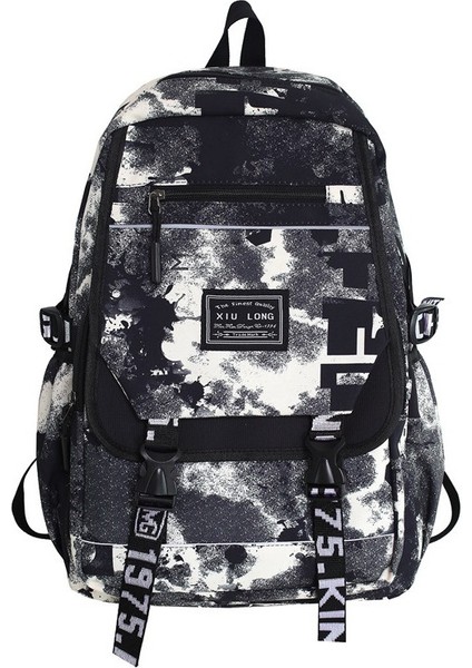 Öğrenci Okul Erkek ve Kadın Açık Hava Sporları ve Eğlence Kamuflajı Büyük Kapasiteli Sırt Çantası (Yurt Dışından)