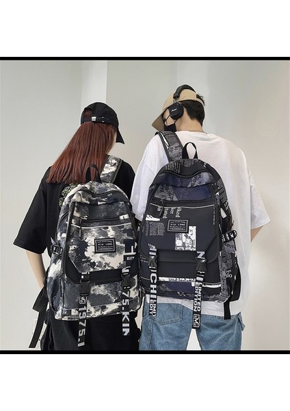 Öğrenci Okul Erkek ve Kadın Açık Hava Sporları ve Eğlence Kamuflajı Büyük Kapasiteli Sırt Çantası (Yurt Dışından) fırsatları