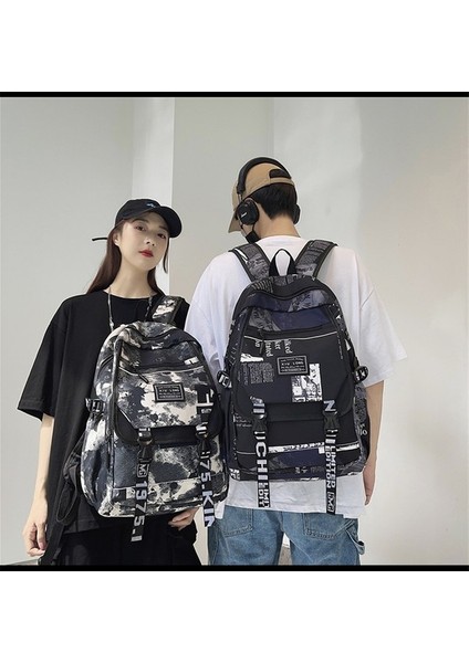 Öğrenci Okul Erkek ve Kadın Açık Hava Sporları ve Eğlence Kamuflajı Büyük Kapasiteli Sırt Çantası (Yurt Dışından) indirimleri