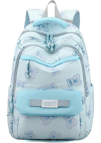 Kampüs Küçük Taze Omuzdan Askili Kadın Ortaokul Öğrencisi Okul Kadın Sevimli Tavşan Baskı Öğrenci Sırt Çantası (Yurt Dışından)
