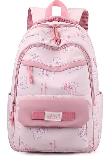 Kampüs Küçük Taze Omuzdan Askili Kadın Ortaokul Öğrencisi Okul Kadın Sevimli Tavşan Baskı Öğrenci Sırt Çantası (Yurt Dışından) modelleri