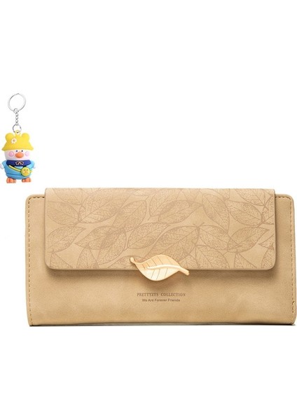 Cüzdan Toka Uzun Clutch Çanta Büyük Kapasiteli Çoklu Kart Yuvası Kart Tutucu (Yurt Dışından)