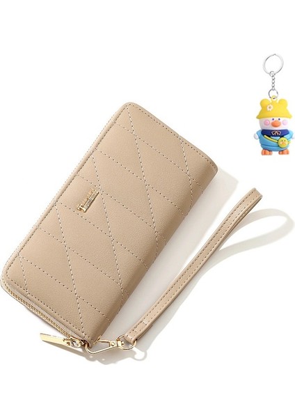 Moda Uzun Bayan Cüzdan Fermuarlı Büyük Kapasiteli Cüzdan Çoklu Kart Yuvası Kart Tutucu (Yurt Dışından) fiyatları