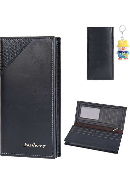 Erkek Uzun Cüzdan Çoklu Kart Yuvası Açık Cüzdan Kart Tutucu (Yurt Dışından) fiyatları