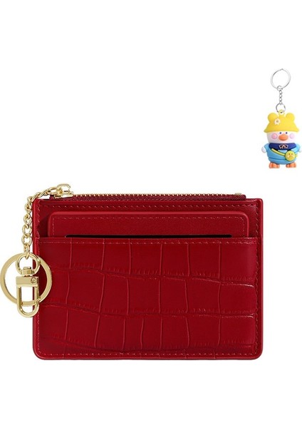 Mini Sevimli Anahtarlık Para Cüzdanı Yaratıcı Çok Fonksiyonlu Depolama Çantası Kimlik Kartı (Yurt Dışından)