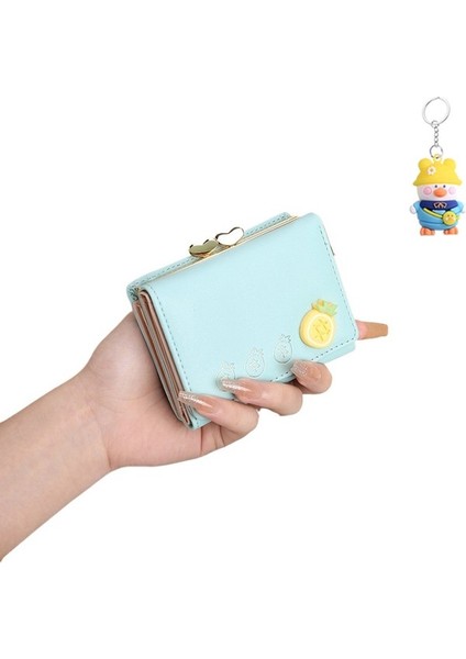 Sevimli Katlanır Kadın Cüzdan Karikatür Mini Klip Para Cüzdan Kart Tutucu (Yurt Dışından)