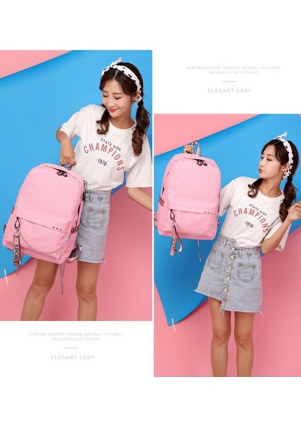 USB Şarj Okul Erkek ve Kız Öğrenci Sırt Çantası (Yurt Dışından) modelleri