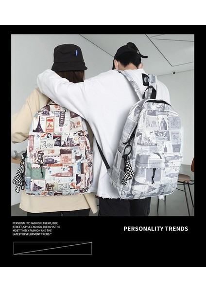 Kişilik Sırt Orta ve Lise Öğrencisi Okul Kadın Açık Büyük Kapasiteli Eğlence Seyahat Sırt Erkek Çantası (Yurt Dışından) fırsatları