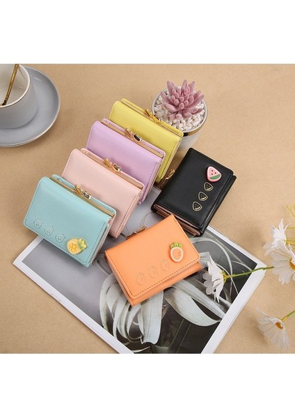 Sevimli Katlanır Kadın Cüzdan Karikatür Mini Klip Para Cüzdan Kart Tutucu (Yurt Dışından) indirimleri