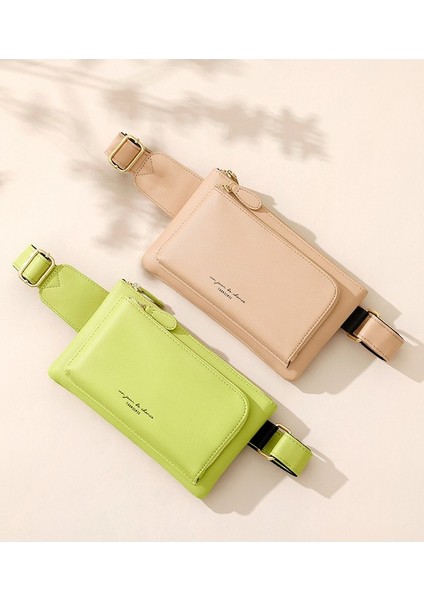 Spor Moda Crossbody Öğrenci Kadın Göğüs Çantası Büyük Kapasiteli Gündelik Başlangıç Çift Fermuarlı Bel (Yurt Dışından) indirimleri