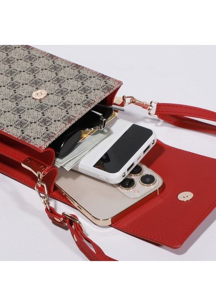Moda Bayan Telefon Çantası Moda Çapraz Omuz Küçük Omuz Çantası Çok Fonksiyonlu Cep Telefonu Çantası (Yurt Dışından) modelleri