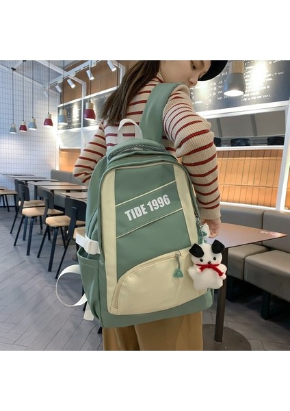 Sırt Çantası Moda Üniversite Öğrencisi Ortaokul Çantası Kampüs Tarzı Büyük Kapasiteli Bilgisayar Sırt Çantası Kadınlar Için (Yurt Dışından) fırsatları