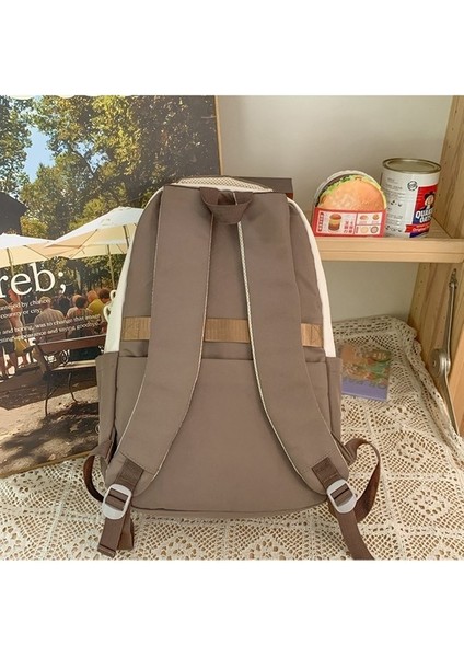 Okul Kadın Lise Öğrencisi Ortaokul Öğrencisi Büyük Kapasiteli Kontrast Sırt Seyahat Sırt Çantası (Yurt Dışından) indirimleri