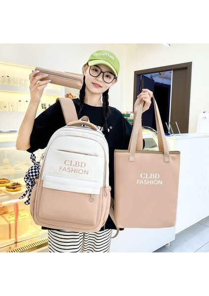 Sırt Sırt Ortaokul Kampüsü Büyük Kapasiteli Yük Azaltma Ultra Hafif Üç Parçalı Öğrenci Okul Çantası (Yurt Dışından) fiyatları