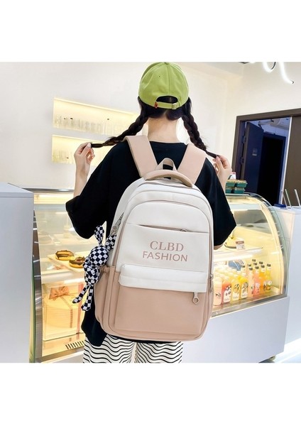 Sırt Sırt Ortaokul Kampüsü Büyük Kapasiteli Yük Azaltma Ultra Hafif Üç Parçalı Öğrenci Okul Çantası (Yurt Dışından) modelleri