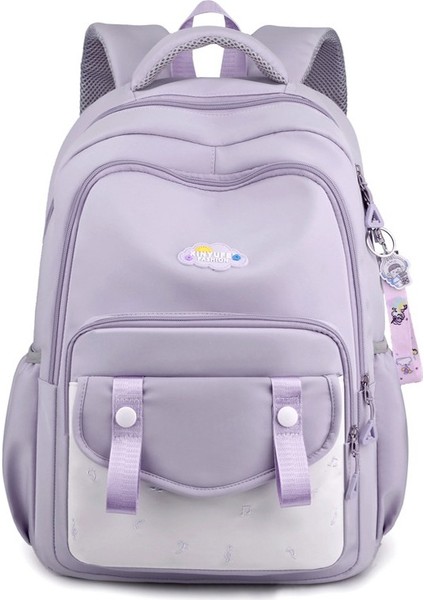 2023 Yeni Ortaokul Lise Öğrencisi Okul Çantası Büyük Kapasiteli Aydınlatma Bilgisayar Çantası Basit Sırt Çantası (Yurt Dışından)