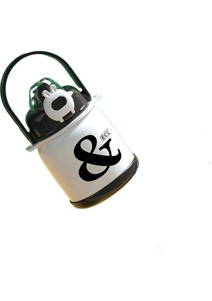 720ML Çocuk Paslanmaz Çelik Pipetli Vakum Bardağı (Yurt Dışından)