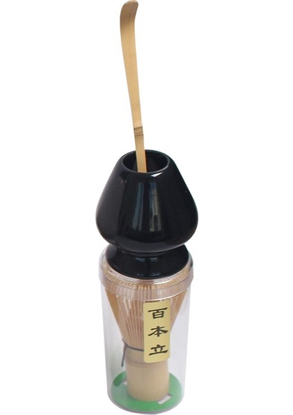 Matcha Çay Teli Set Bambu Çırpma Teli + Bambu Kaşık + Seramik Çırpma Tutucu Siyah (Yurt Dışından) fiyatları