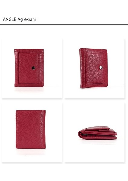 Cüzdan Bayan Snap Kart Tutucu Çoklu Kart Yuvası Para Cüzdanı (Yurt Dışından) indirimleri