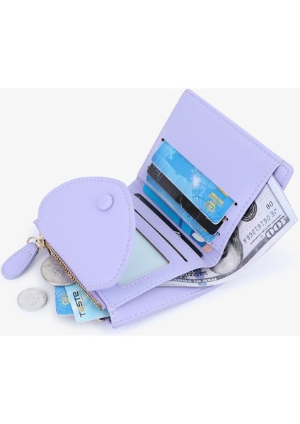 Kısa Çoklu Kart Yuvası Cüzdan Kadın Moda Cüzdan Kart Tutucu (Yurt Dışından) indirimleri