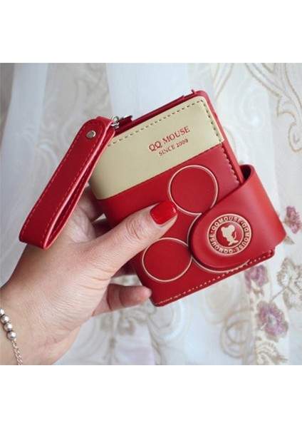 Cüzdan Kadın Kısa Moda Öğrenci Sevimli Küçük Taze Fermuarlı Küçük Para Cüzdan Kart (Yurt Dışından) fırsatları